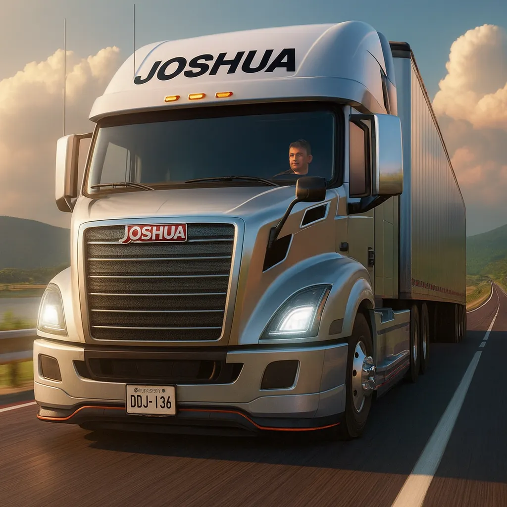 Joshua Meuzelaar tractor at golden hour